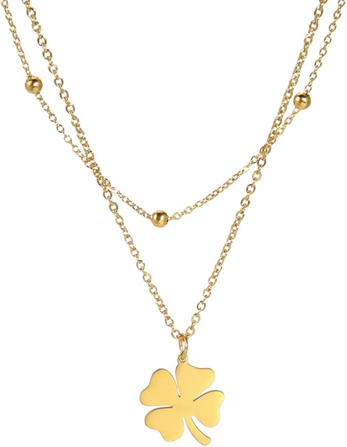 Collier De Trèfle à Quatre Feuilles Pour Femmes